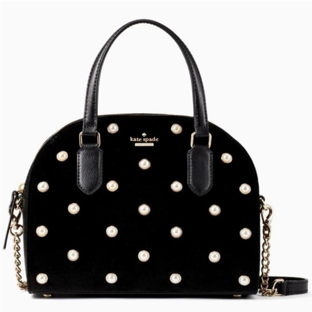 Kate spade Laurel Way Velvet Pearl Mini Reiley
